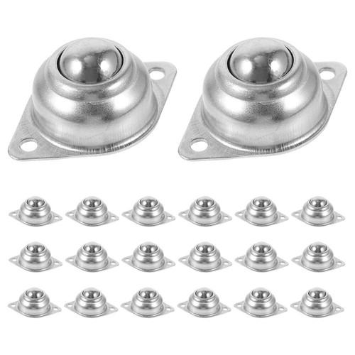 24 Pcs Universal Wheel Steel Ball Mini Casters Small Wheels for Furniture - 第 8/12 張圖片