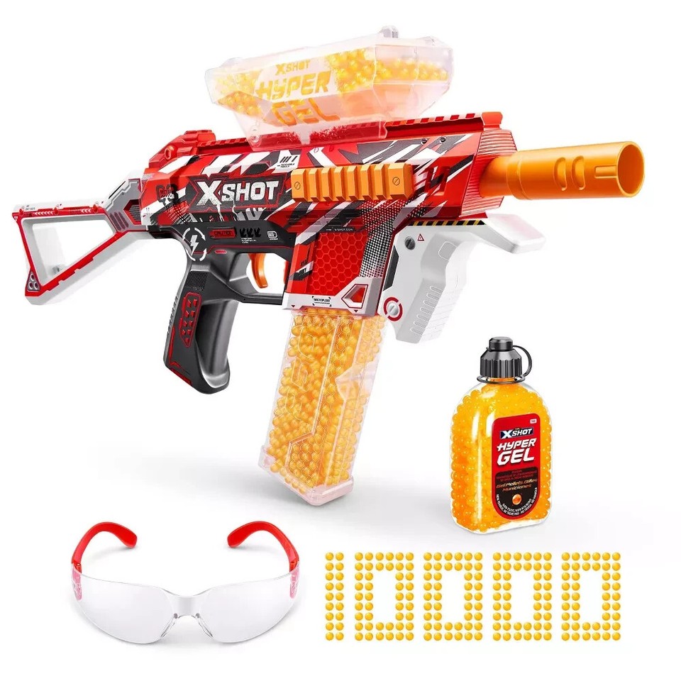 XShot Hyper Gel Medium Blaster, Gel Pellets at 170 feet per second