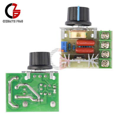 4PCS 2000W AC Speed Controller SCR 220V Voltage Regulator Dimmers Thermostat