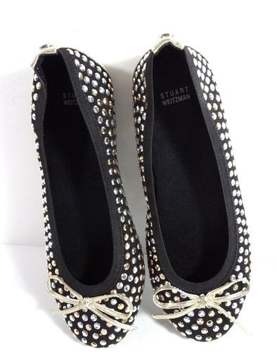 Stuart Weitzman Ballet Flat Shoes  Fannie Tara Embellished Children Size 3  Shoe - Picture 8 of 12