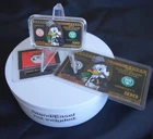 Disney Scrooge McDuck Dark $100 Note Cigar  1 oz .999 Fine Silver Color Art Bar