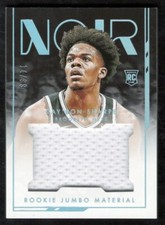 Day'Ron Sharpe 2021-22 Panini Noir #168 RC Rookie Relic Card