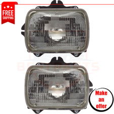 Headlights set TO2500113, TO2501117 2 pieces halogen for 1995-1996 Tacoma 4WD