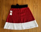 Mrs. Santa Claus Ladies XS Small skirt Christmas red new Planet Gold — photo 3