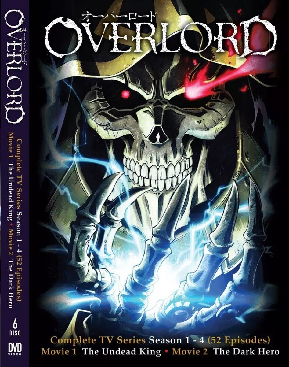 ANIME OVERLORD SEASON 1-4 Vol.1-52 End + 2 MOVIE DVD ENGLISH DUBBED +FREE  ANIME