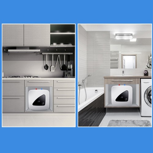 NEW 1500W 8L Electric Instant Hot Water Heater Storage Tank Bathroom Shower Sink - Picture 18 of 22