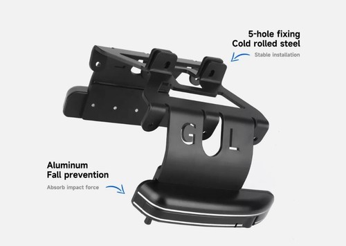 Black Adjustable Highway Foot Pedal Pegs Engine Guard For Honda Goldwing GL 1800 - Picture 11 of 11