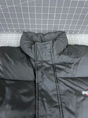 Polo Sport Ralph Lauren Men's XL Black/Green Down Puffer Jacket Parka Vintage ~~ - Picture 12 of 13