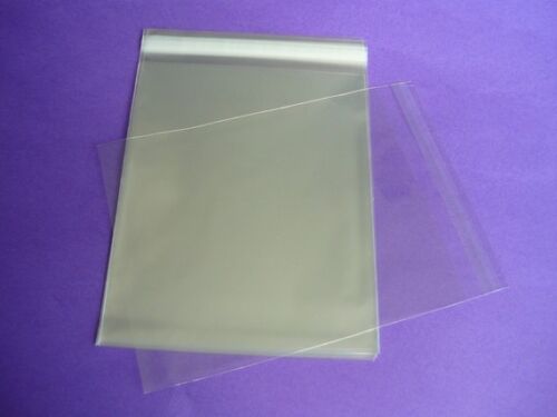 100 12.4 x 18.2 (12 x18) Clear Resealable Cello Bag Plastic Envelopes Cellophane - Picture 1 of 1