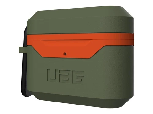 UAGUrban Armor Gear HARD Case_001 w/ Carabiner for Apple AirPods Pro - Olive