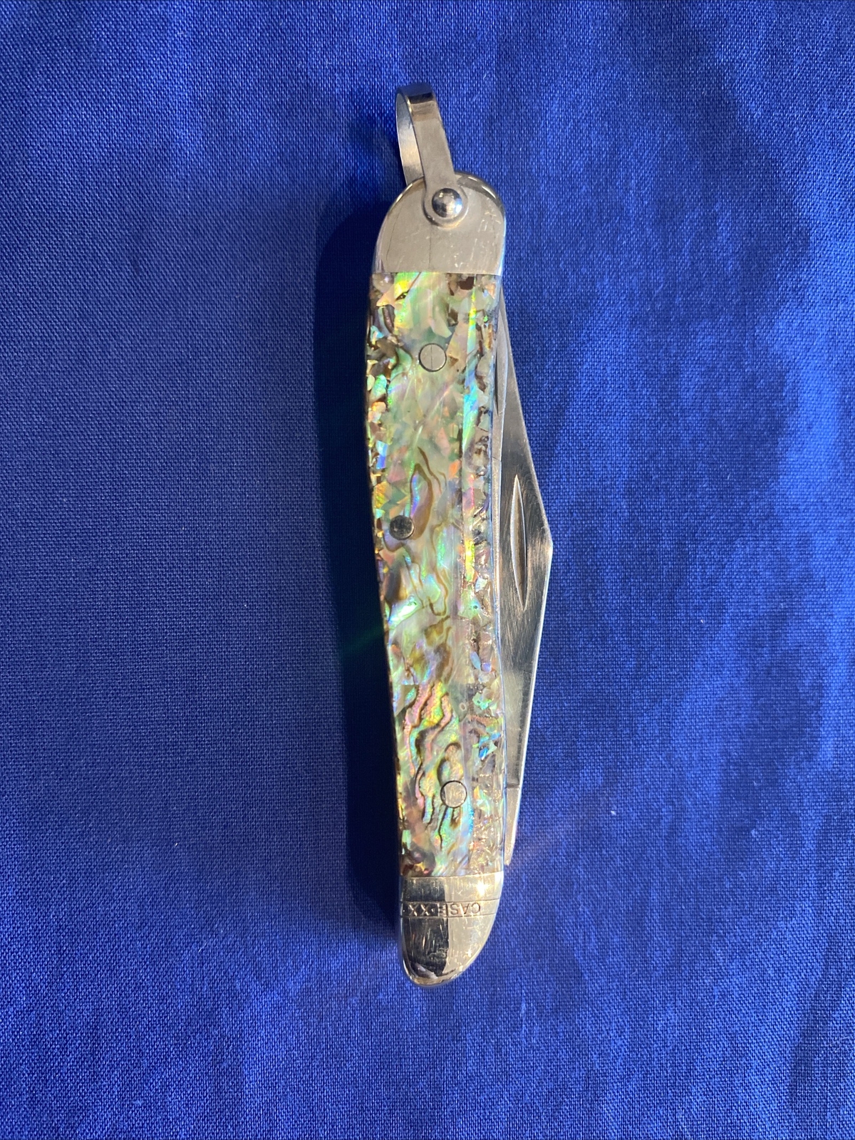 CASE KNIFE MOTHER OF PEARL PEANUT ABALONE 12004 POCKETKNIFE eBay