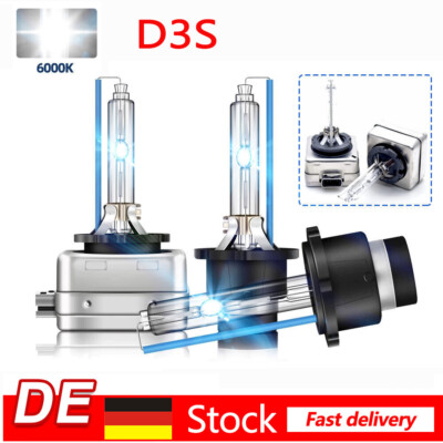 2pcs D3S HID Xenonlampe Brenner Scheinwerfer Birnen Birne 35W 6000K Mit E-Prüfz