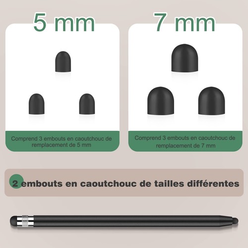 Stylet Tablette Universel pour Écran Tactile Capacitif 2 en 1 pour iPhone/iPa... - Picture 5 of 6