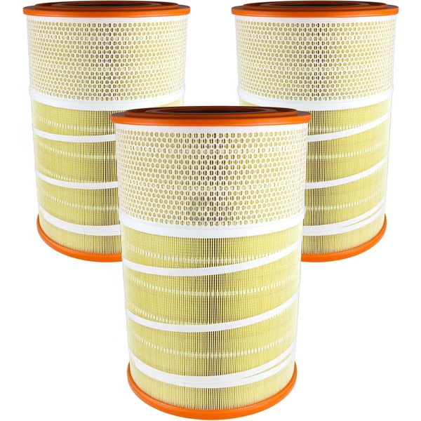 3X Mahle / Knecht Luftfilter LX 2068 Air Filter-image
