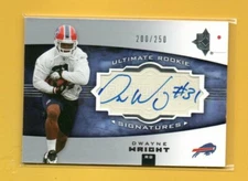 D27266  2007 Ultimate Collection #140 Dwayne Wright ROOKIE AUTOGRAPH #200/250