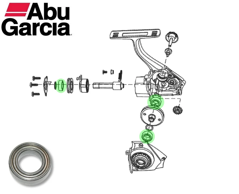 Abu Garcia - Ersatzteil 1252717 - Ball Bearing - Orra / Cardinal