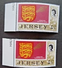 Jersey SG 48ab 1974 4 1/2p Uncoated paper umm plus normal