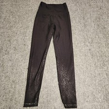 Beyond Yoga Leggings Womens XS Black Sparkle Shimmer High Waist Stretch