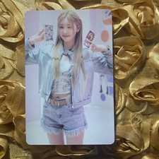 RAMI BABYMONSTER Cinderella Blue Celeb K-POP Girl Photo Card Jeans