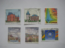 Luxembourg 1994/95  gestempelt  14+16 F  Schengen  Erpeldange  Europa  u.a.