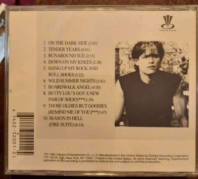 エディ・アンド・クルーザーズＬＰ Various Artists - Eddie and the Cruisers (Original Motion Picture