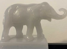 Mold-A-Rama SMALL Elephant Souvenir Toy - TRANSPARENT NO COLOR - RARE