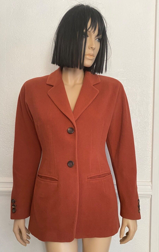 Blazer En Soie Jil Sander - Taille 38 - Magenta - Occasion En Très Bon état