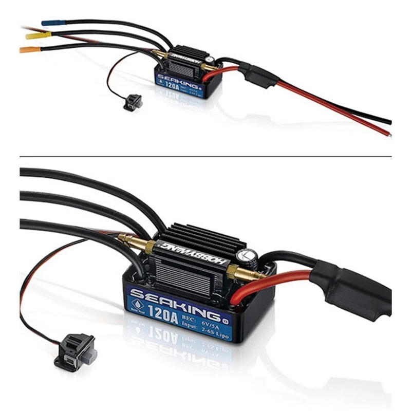 Hobbywing HW30302360 Seaking V3 120A Esc Waterproof With Water Kühlung - Bild 2 von 2