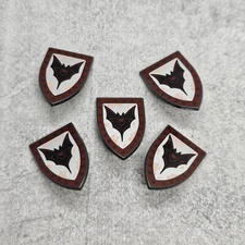 5pack Custom Bat Shield Blocks Accessories for Minifigures d11bs6
