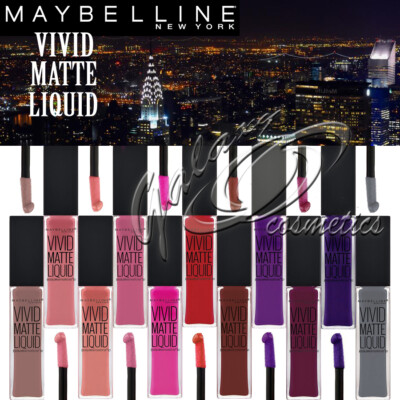 Maybelline Vivid Matte Lipstick Liquid Lip Colour