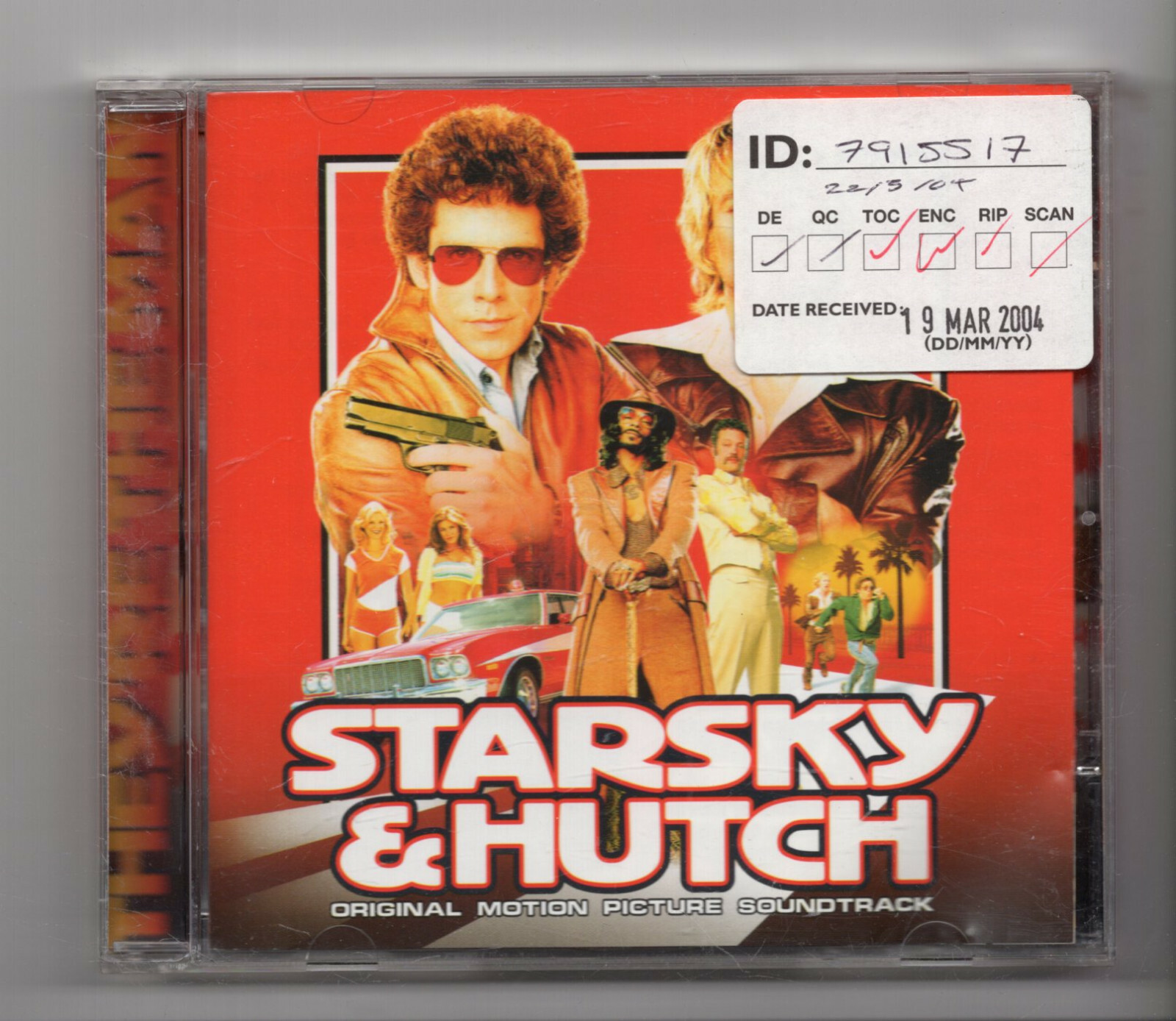 (JN525) Starsky & Hutch, Soundtrack - 2004 CD