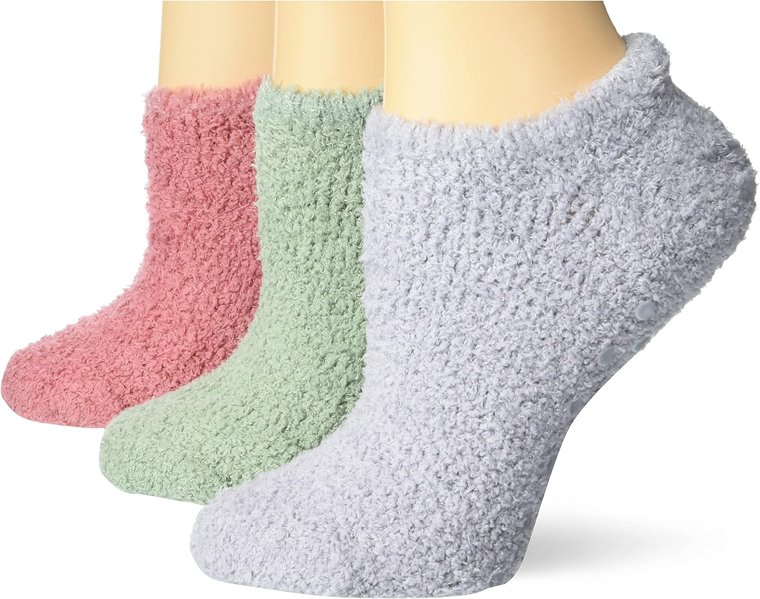 Womens Shortie Slipper Sock, 3 Pair Pack