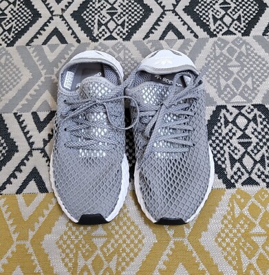 Adidas Deerupt Dark Grey EUC Older Boys Girls Grey Adidas Deerupt