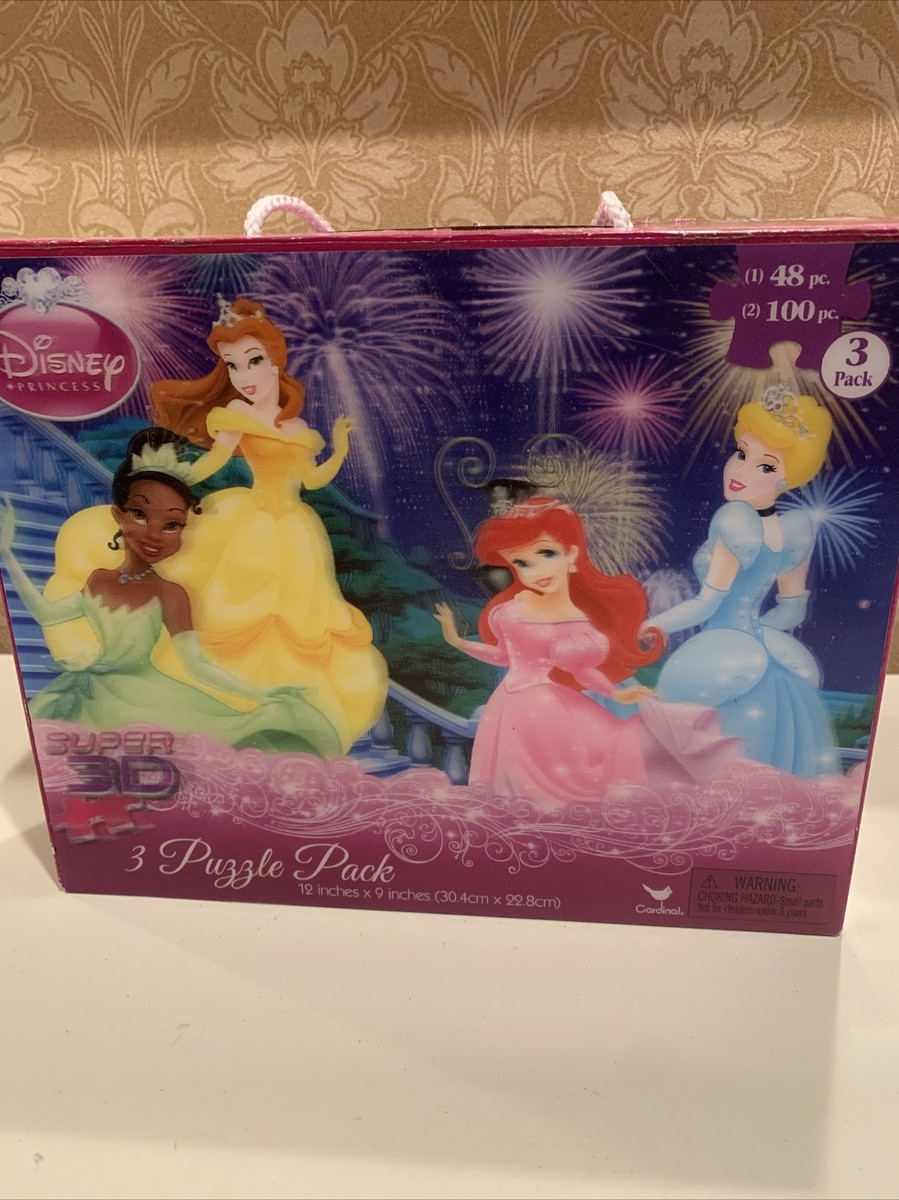 Disney Princess Super 3D 3 Puzzle Pack | eBay