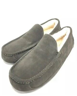 UGG ASCOT CHARCOAL SUEDE CASUAL MOCCASIN MEN display picture 3