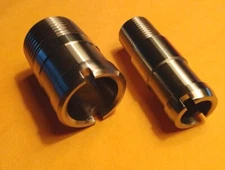 Mopar SB 340 70-2003 304 STAINLESS 5/8" Heater intake and 1" bypass hose nipples