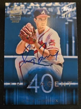 GREG MADDUX 2022 TOPPS ARCHIVES 2015 TOPPS FREE AGENT AUTO 1/1 SSP