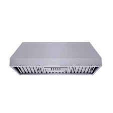 34 In. 500 CFM Ducted Insert/Built-In Range Hood in Stainless Steel with Baffle