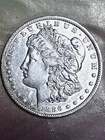 1886 O MORGAN DOLLAR beautiful ch coin, au/bu clearance start $71