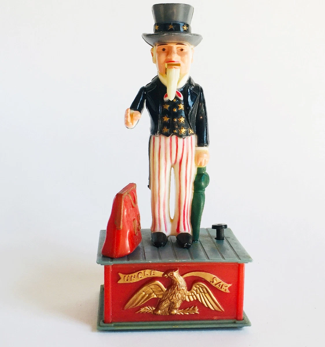 Uncle Sam Mechanical Bank Plastic for sale | eBay
