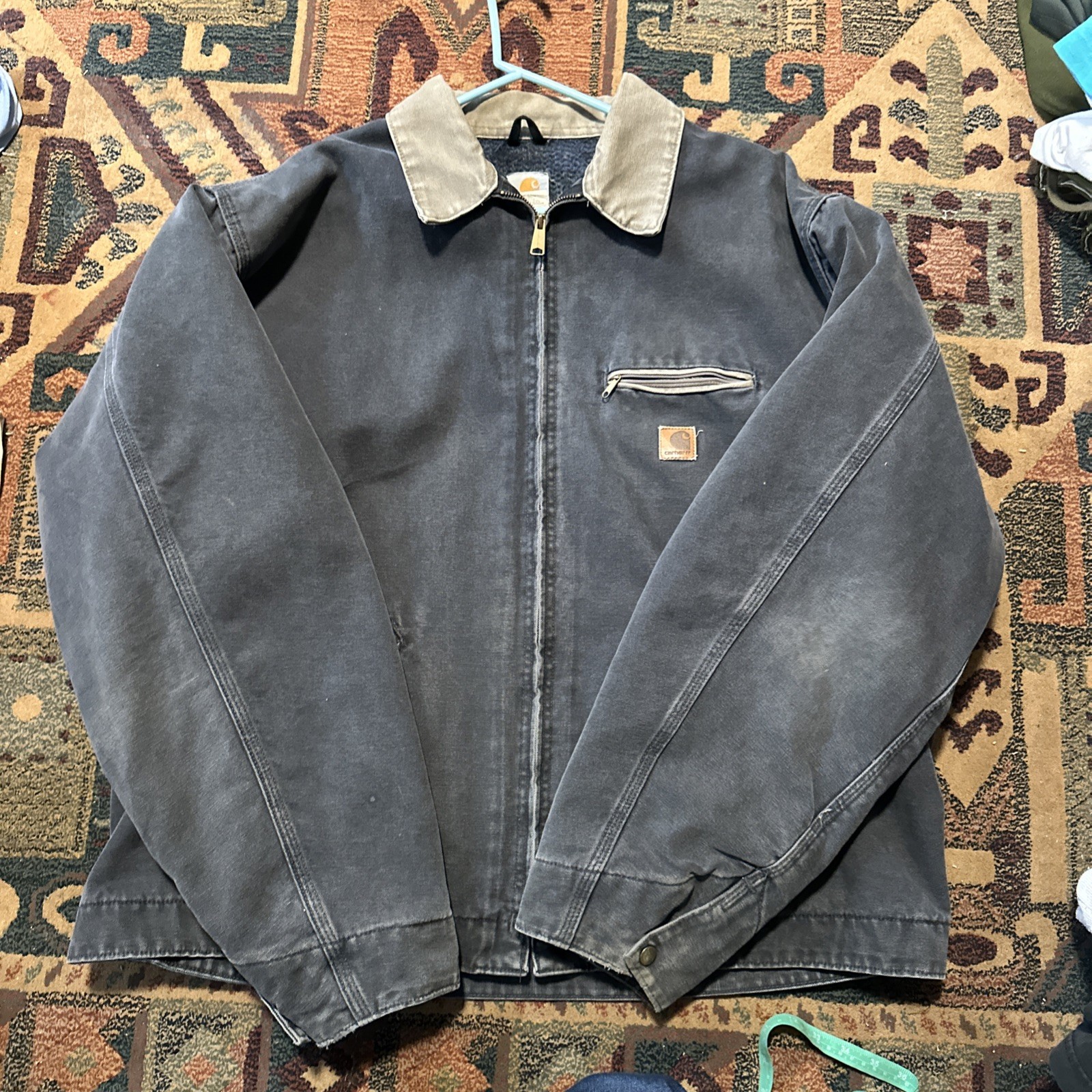 Vintage Carhartt Jacket J97 PTL 3xl tall Blanket Lined Vtg Workwear Detroit