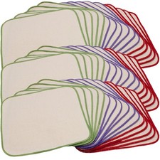 Unbleached Flannel Cloth Baby Wipes - Reusable  Washable Saves Money - 100 ...