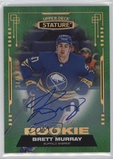 2021-22 Upper Deck Stature Rookies Green Auto 34/50 Brett Murray #107 Auto lk8