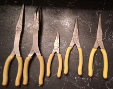 For Snap-on LONGNOSE5HV PLIERS SET LONG NOSE PLIER SET  *HI-VIZ HANDLES* 5 pcs