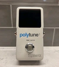 TC Electronic Polytune 3 Tuner Guitar Effects Pedal TESTED