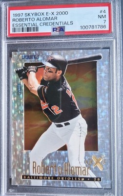 1997 Skybox E-X 2000 #4  Roberto Alomar  /99 Essential Credentials PSA7 Centered