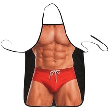 Funny Aprons for Men, Gag Grilling Apron for Men Kitchen Cooking Outdoor Party B
