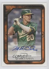 2021 Topps Gallery Veterans Auto Orange /25 Mark Canha #VA-MCA Auto 0pc6
