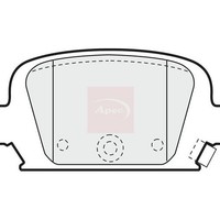 Vauxhall Combo Mk II 2001-2012 BremsbeläGe Hinten Apec (Rear) (R90)