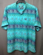 Retro Rifle "The Nightmare" Men's 3XL Hawaiian Unicorn Sculls & Machine Guns AOP